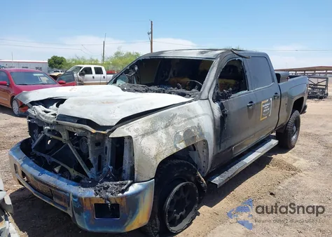 2015 Chevrolet Silverado 2500Hd Lt из США, поврежденный, VIN 1GC1CVEG3FF677144